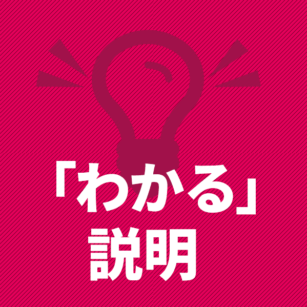 わかる説明